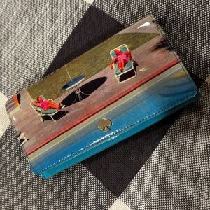 Kate Spade Dive In Continental Wallet EUC